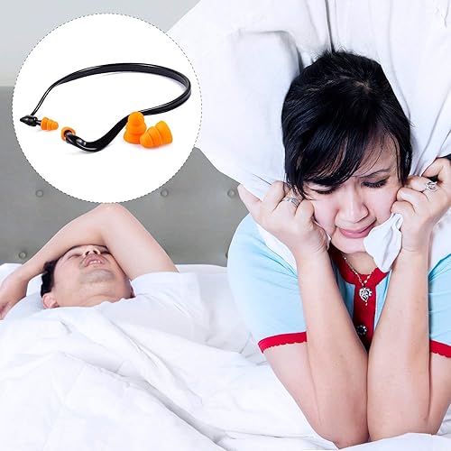 Miniatura 6 de Sumind 24 tapones para los oídos, bandas auditivas, bandas para los oídos, reutilizables, protección de construcción, cápsulas de repuesto de