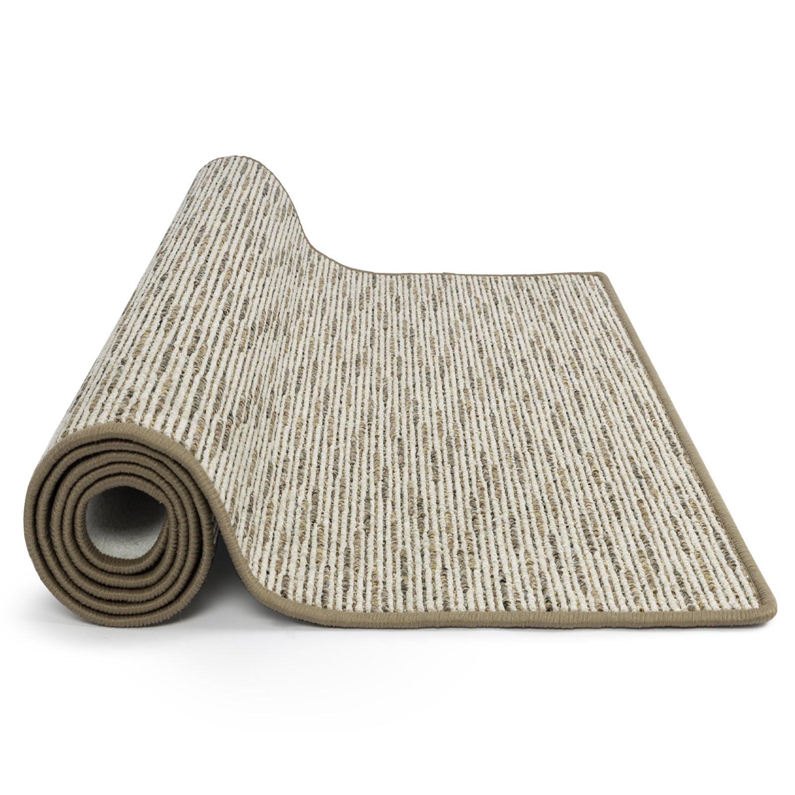 Karat Beige Geneva Rug Runner, Made To Measure, Sold By The Metre, Hallway Rug, Kitchen Runner, (67 X 350 Cm)