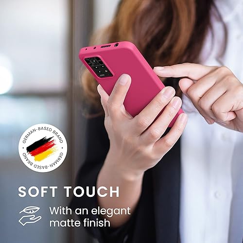 Miniatura 4 de kwmobile Funda compatible con Xiaomi Redmi Note 11 Pro  11 Pro (5G)  12 Pro (4G) - Funda protectora de silicona TPU suave y delgada - Rosa neón