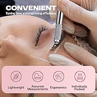 Vista 3 de Charme Princesse Microblading Pen Kit Double Sided Manual Pen Kit with 20Pcs Needles Pigment Practice Skin Eyebrow Ruler Ring Cup for Permanent
