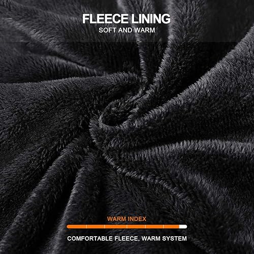 Miniatura 2 de CAMEL CROWN - Chamarra de esquí para mujer impermeable con capucha desmontable rompevientos forro polar parka para lluvia