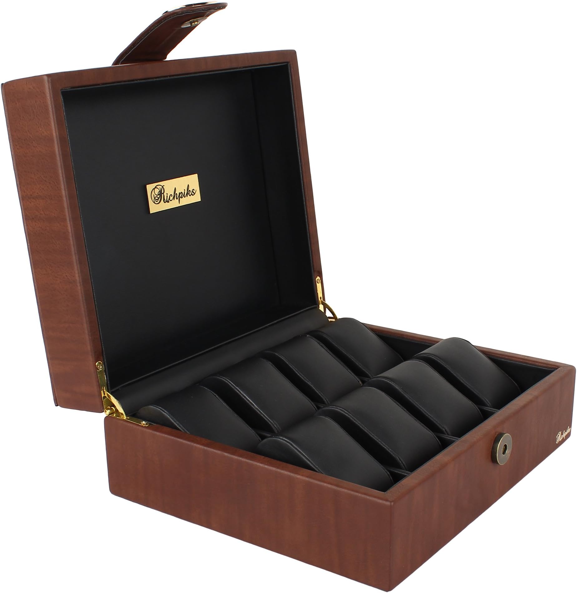 Brown 8 Slots Watch Box PI 462