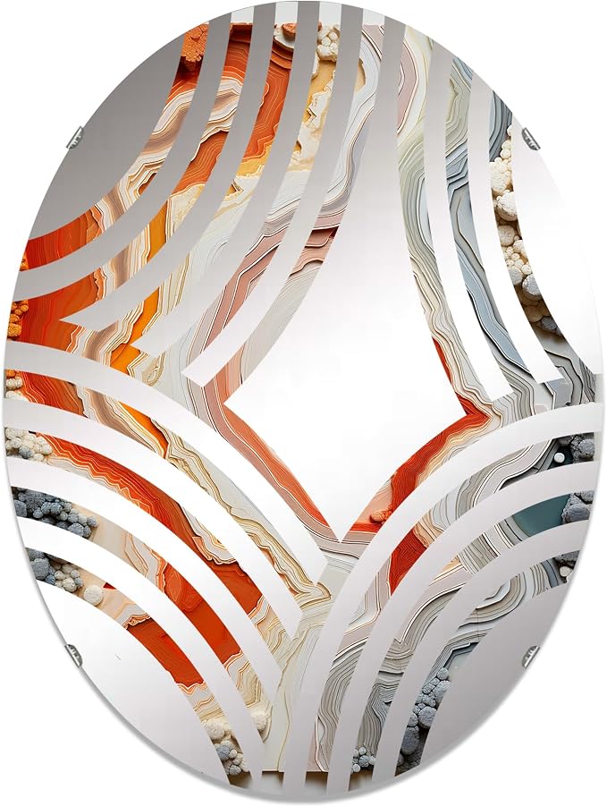 Warm Toned Geode Softness II - Stone Geode Fan