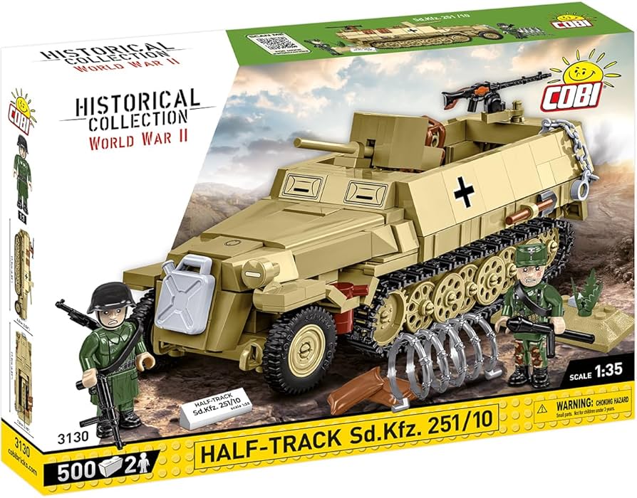 COBI Sd.Kfz. 251 Ausf. D 1:35スケールモデル Amazon.com: COBI Historical Collection WWII Half-Track Sd