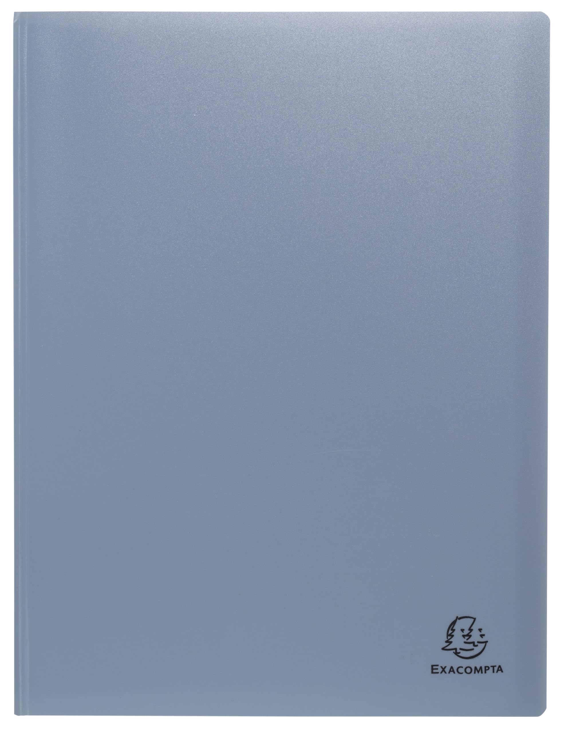 Exacompta - Ref. 88539E – Karton mit 12 Sichtmappen Autentik – 50 genarbte Hüllen – 100 Seiten – für A4 – Maße: 24 x 32 cm – Deckel aus flexiblem recyceltem Polypropylen – 3 verschiedene Farben