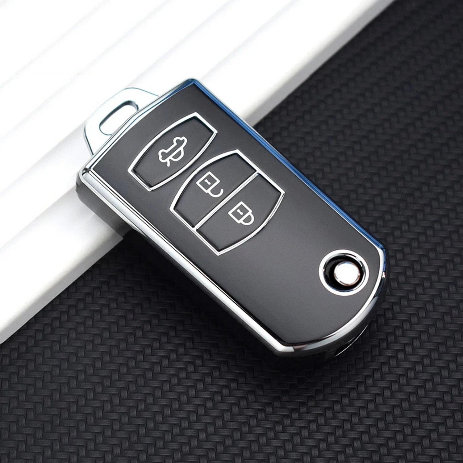 Coque de protection Mazda 3 5 6 Series M6 RX8 MX5 en TPU souple 2 3 boutons