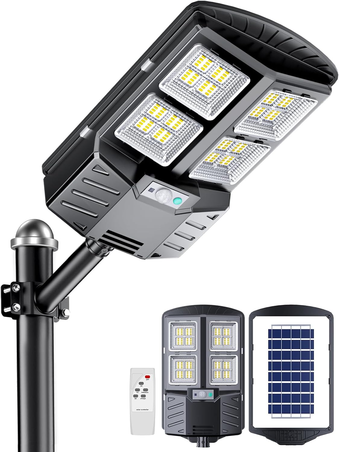 VENSSTNOR 600W Solar Street Lights Outdoor 6500K 60000LM Solar Flood