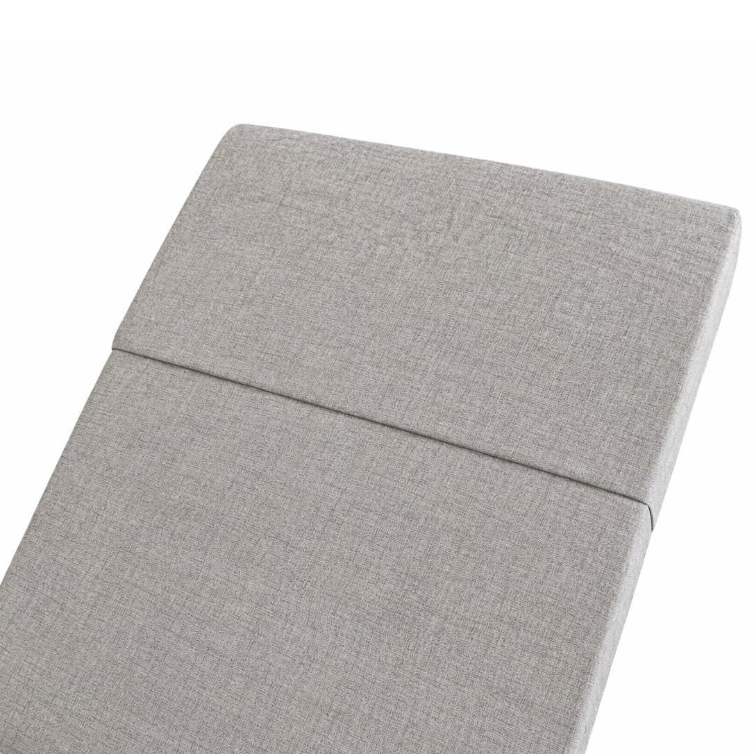 Acomoda Textil - Colchoneta para Tumbona 180x60x6 cm Impermeable con Espuma, Funda Extraíble y Ajuste con Goma, Cojín para Hamaca o Tumbona Exterior JardínTerraza o Piscina