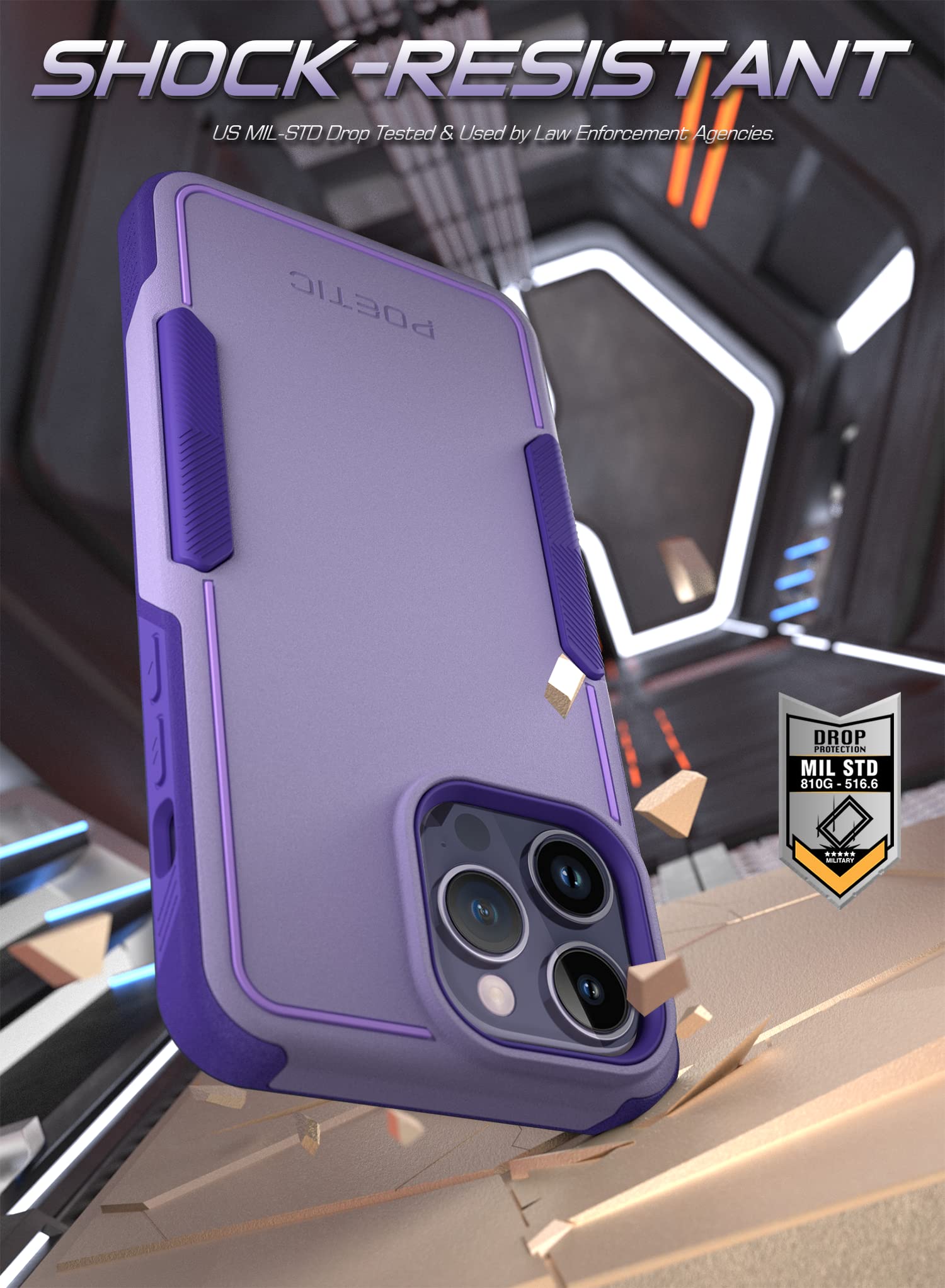 Poetic Neon Dual Layer Heavy Duty Light Weight Slim Case For IPhone 15 Pro Max - View #7