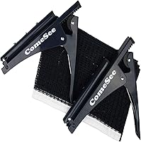 Vista 2 de Comesee Kioos - Red plegable para tenis de mesa profesional de acero, red de ping pong con clip, agarre de malla, para entrenamiento, competición
