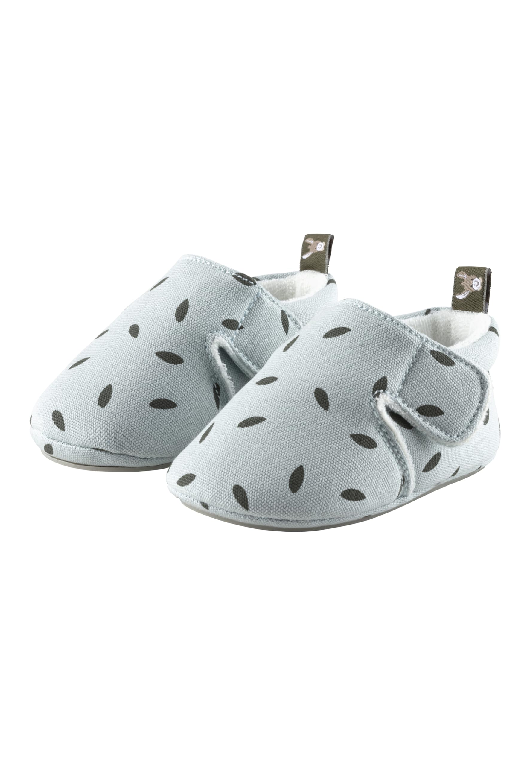 Sterntaler Baby Krabbelschuh bedruckt mit Blätter, Jungen - Baby Schuhe mit aufgenähter und rutschfester Sohle