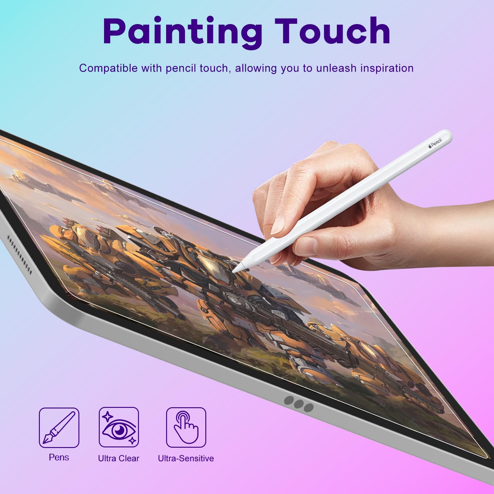 Pellicola in Vetro Temperato 9H per Lenovo Idea Tab 11" 2025, Antigraffio HD-Clear, 2 Pezzi