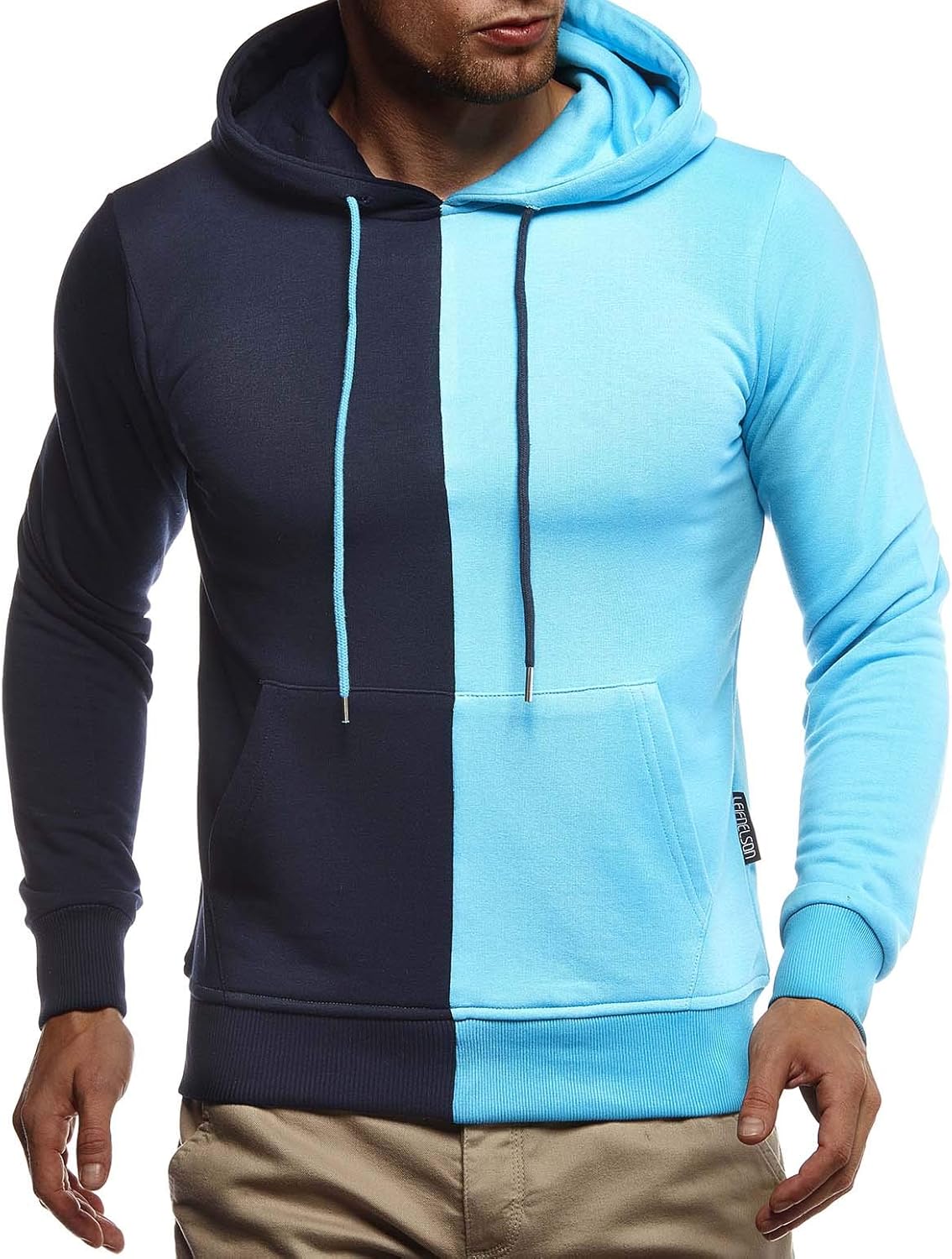 Leif Nelson Men's Hoodie Longsleeve Pullover Sweatshirt Sweater Jacket For Men Slim Fit LN-8337