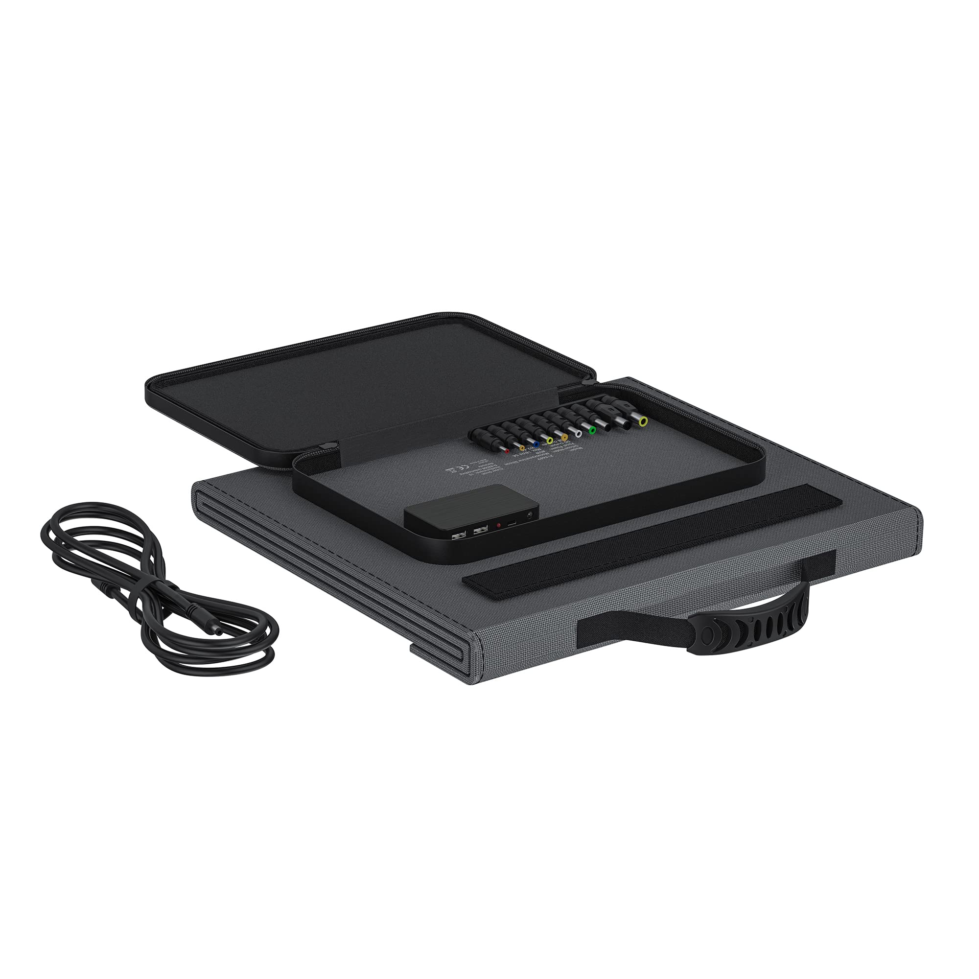 XLayer Solarpanel faltbar I 80W I tragbare Solartasche I Solaranlage Balkonkraftwerk I USB-C I mobile Stromversorgung I schnelle Ladung I Camping Zubehör Solarmodul Wohnwagen Reisen Survival Outdoor