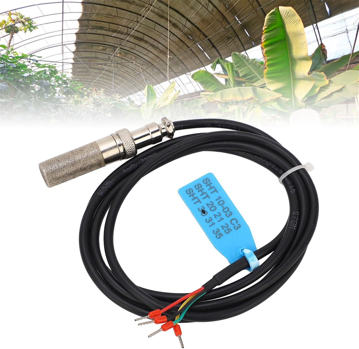 FS200 SHT45 Soil Temperature Humidity Sensor Soil Sensor Digital Soil Temp Humidity Sensor Probe DC3.3V