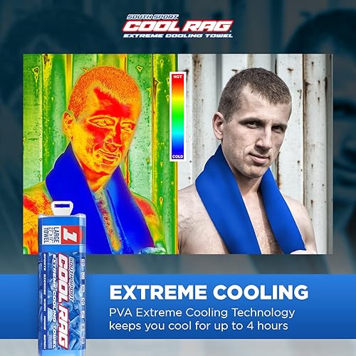 Miniatura 2 de COOL RAG - Toalla de refrigeración extrema para aliviar el calor, toalla de refrigeración de PVA para entrenamiento, gimnasio, correr y para otros