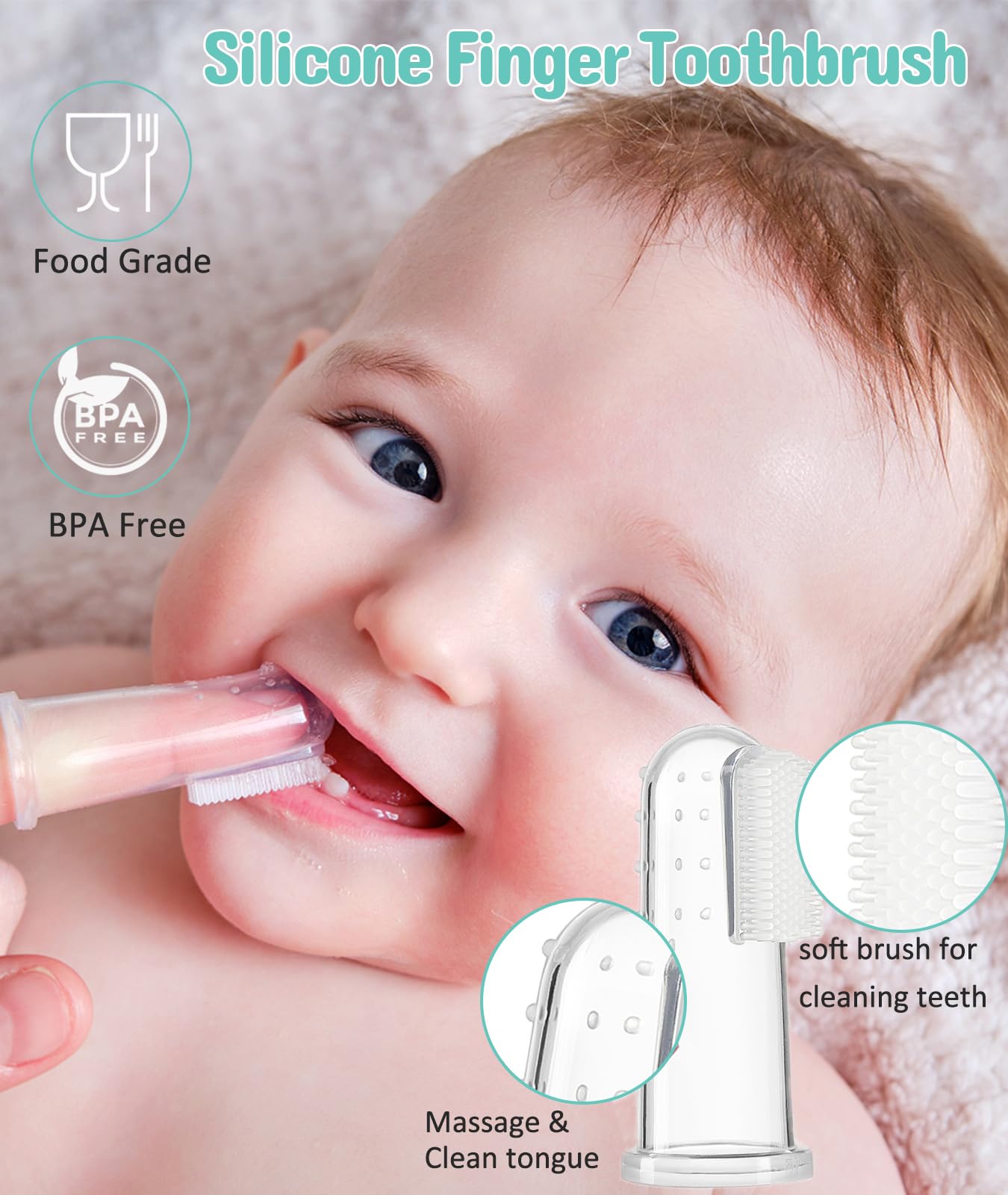 Baby-Gesundheits- und Pflege-Set, elektrischer Sicherheitsnagel-Trimmer, Baby-Kinderzimmer-Set, Neugeborenen-Pflegesets mit Haarbürste, Kamm für Neugeborene, Kleinkinder, Babys, Jungen, Mädchen
