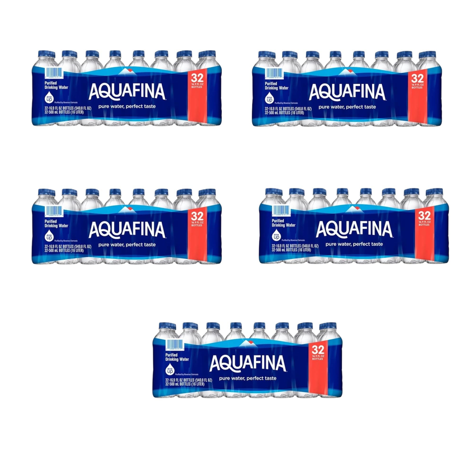 Purified Drinking Water (16.9 oz., 32 pk.) TOTAL 160 BOTTLES