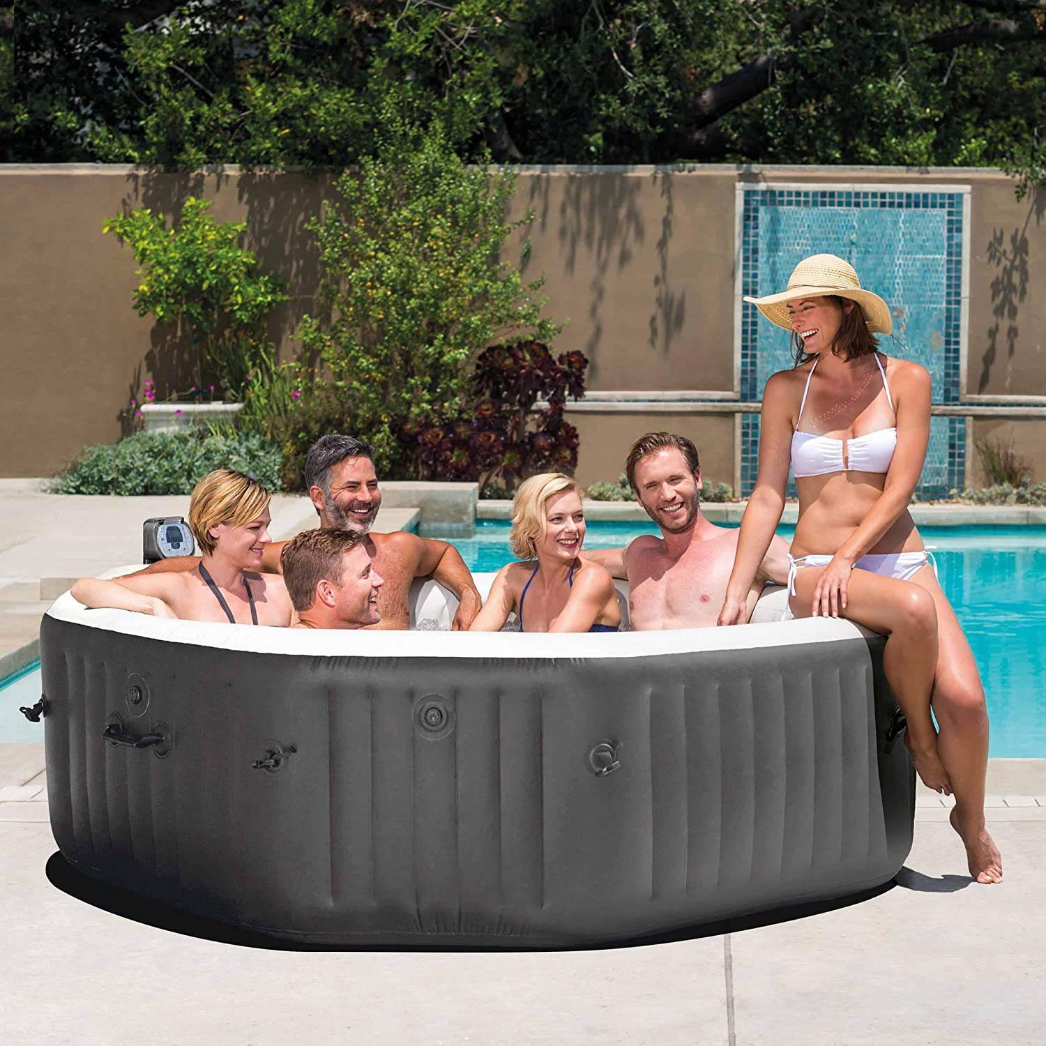 Jacuzzi Intex Intex 28454 Pure Spa Octagon Person Intex Octagonal