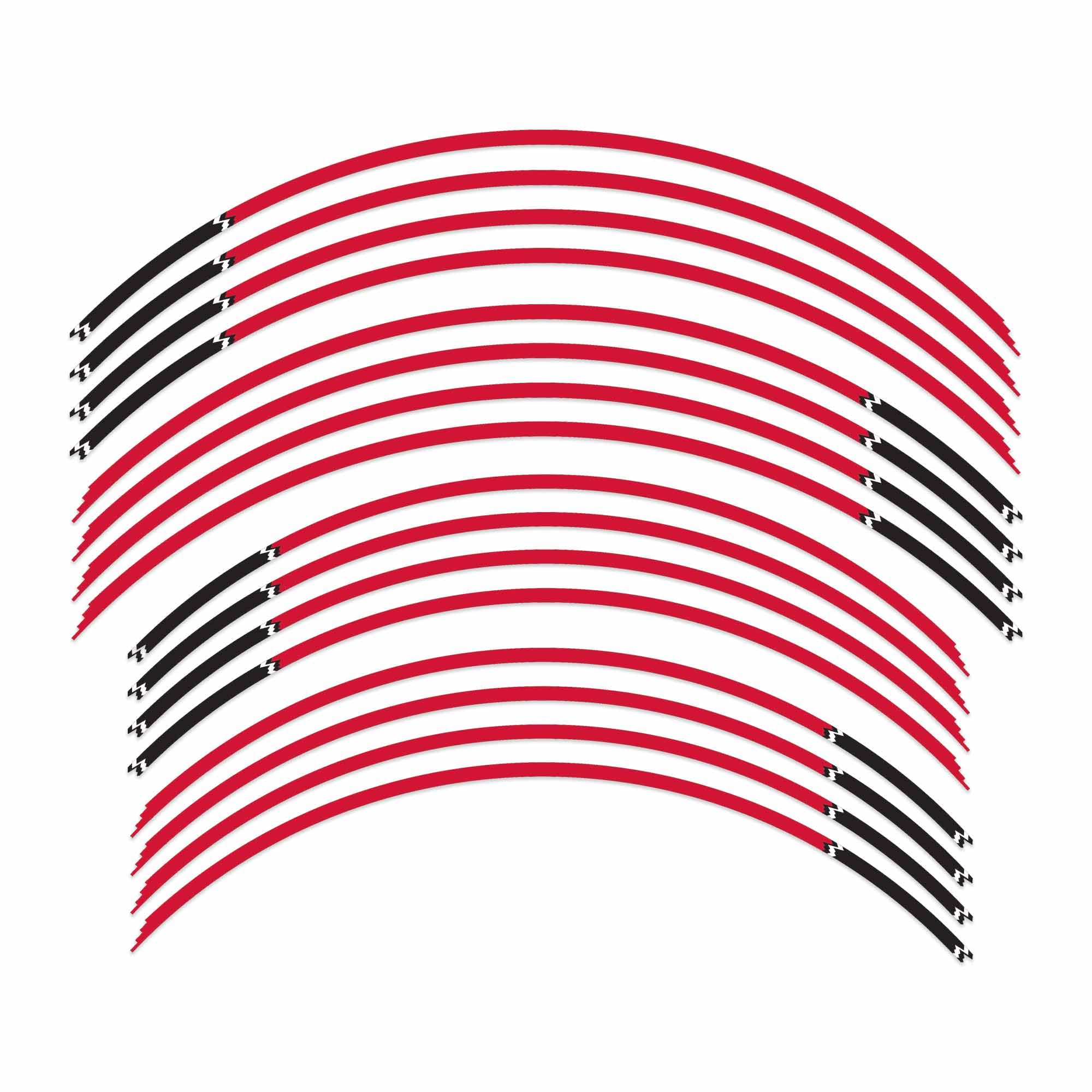 labelbike - Stickers Stripes Motorcycle Rims Wheels Kit Protections Scooter Compatible with Honda X-ADV 750 XADV