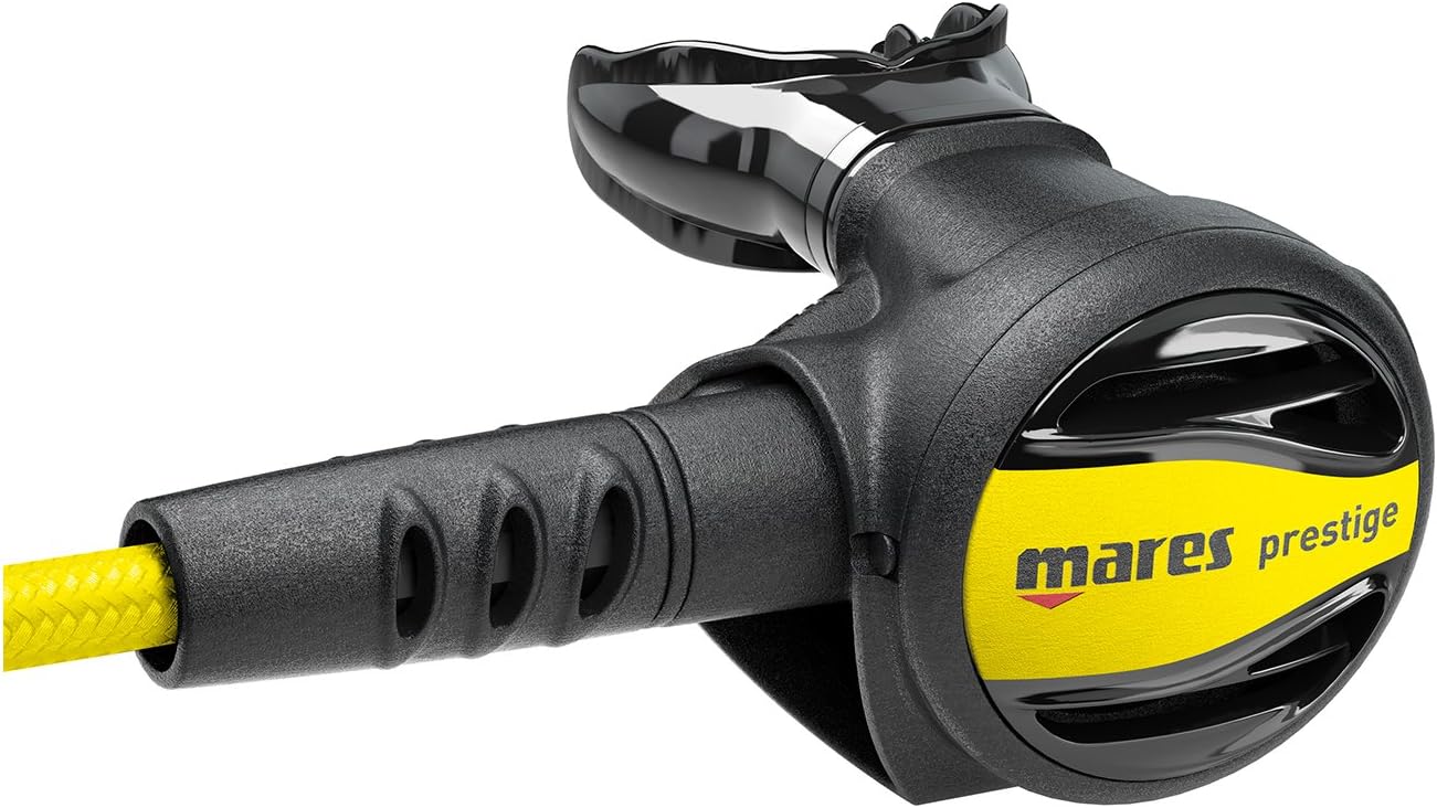 MaresOctopus PRESTIGE Mares Octopus Prestige Diving Regulator - Black/Yellow - Black/Yellow, One Size