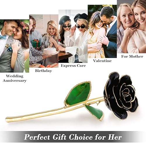 Miniatura 6 de Flor de rosa real bañada en plata, regalo de rosa preservada para siempre para amantes, mamá, esposa, hija, novia, regalo único en el día de San