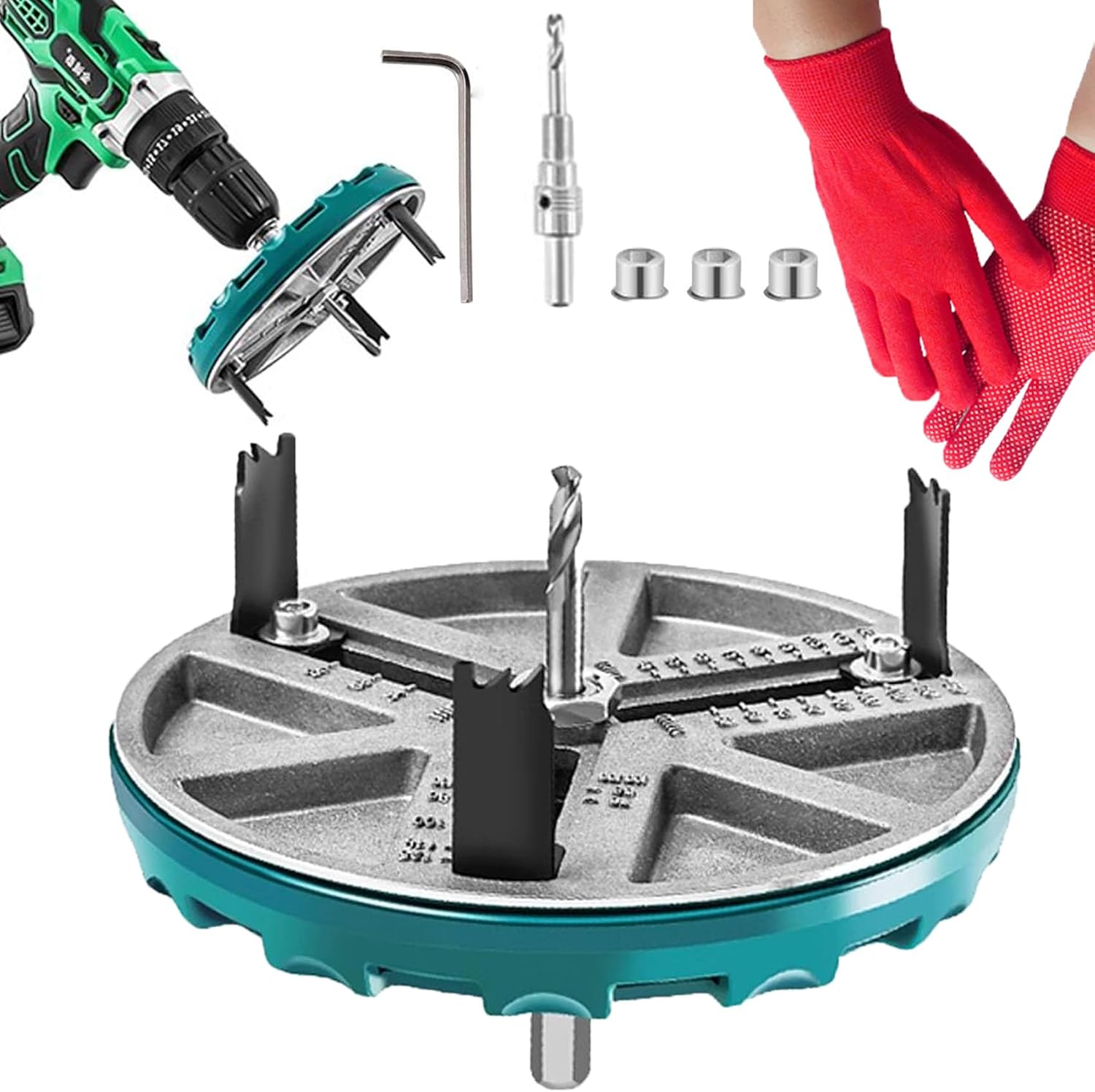 Adjustable Round Hole Saw Tool, Adjustable Woodworking Openers