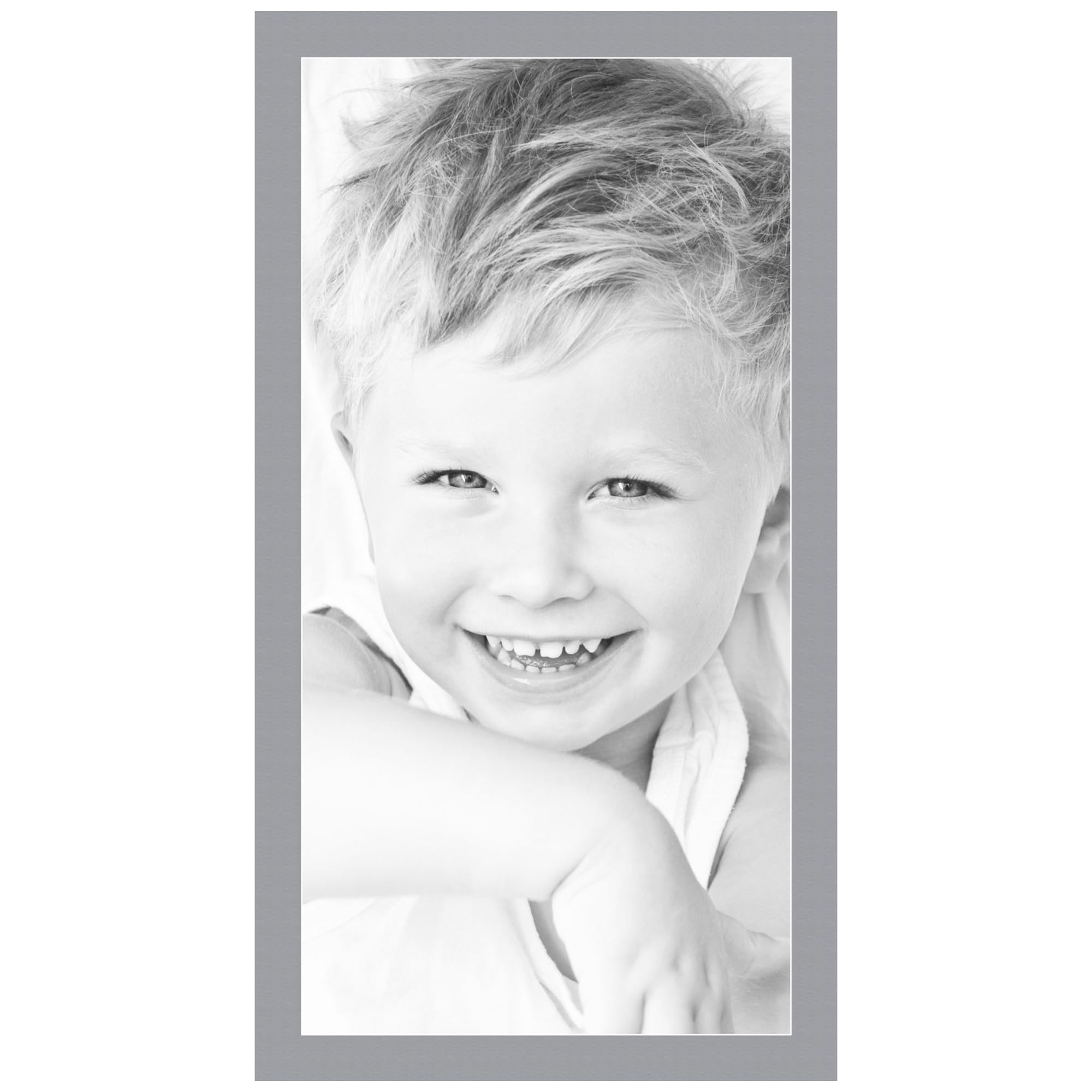 18x36 Silver/Silver Custom Mat for Picture Frame with 14x32 Opening Size (Mat Only, Frame NOT Included) - 3 Pack