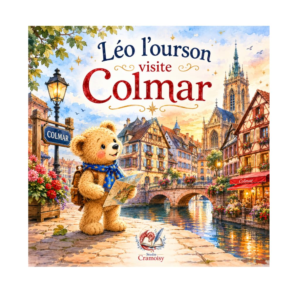 Léo l'ourson visite Colmar: N°12 - Une aventure alsacienne haute en couleurs ! (Léo l’ourson visite la France)