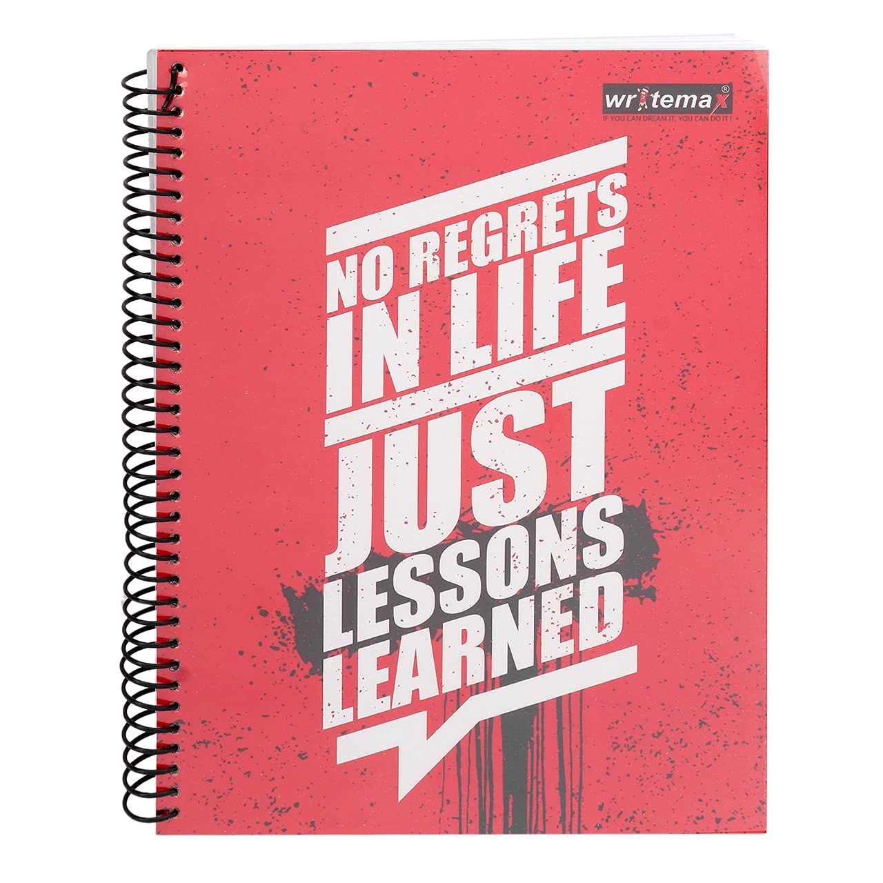 WRITEMAX- A4 size soft cover spiral binding notebook/register