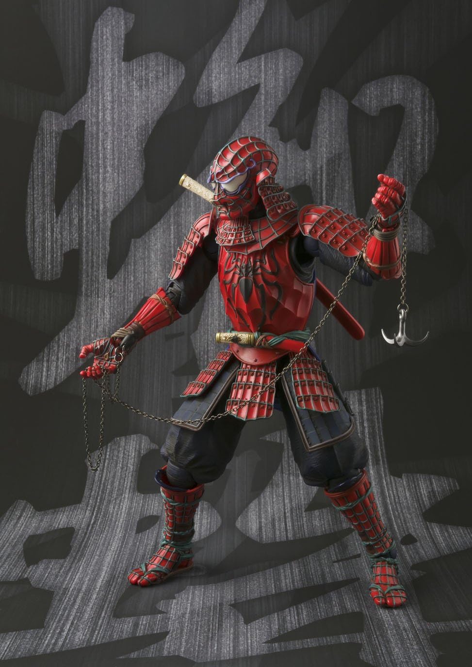 Flash Sale TAMASHII NATIONS Bandai Movie Realization Samurai Spider-Man Action Figure