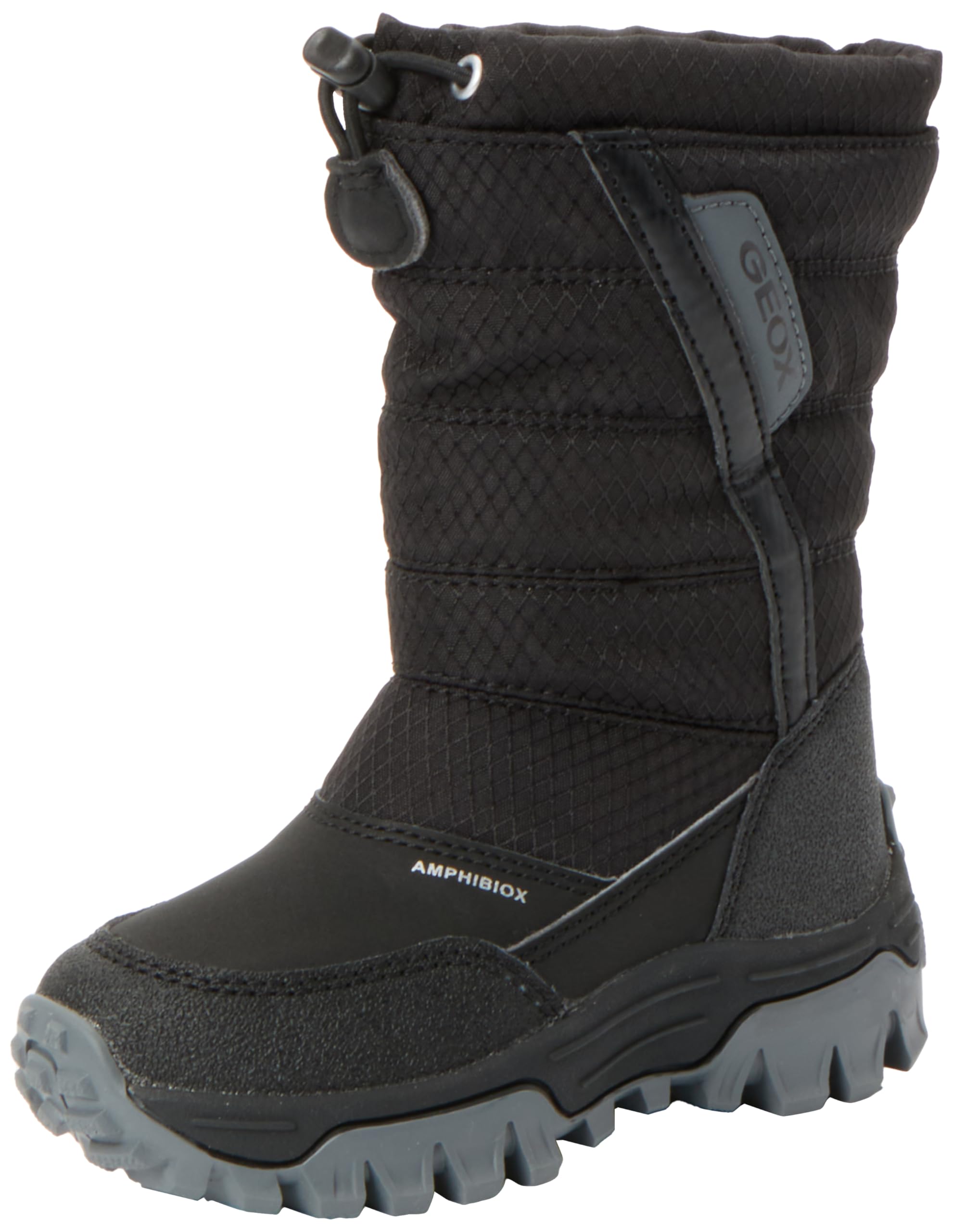 Geox J Himalaya Boy B ABX Ankle Boot, Black, 11.5 UK Child