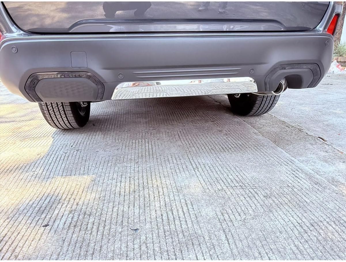 Beautost Fit for Subaru New Forester 2025 2026 Rear Bumper Protector Guard Cover Trim (Silver)