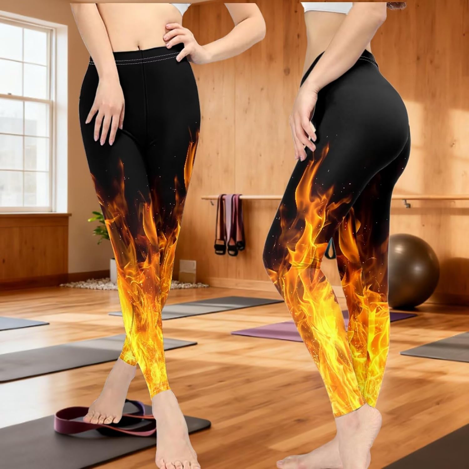 Workout Set for Women Running Leggings and Sports Bra Sexy Seamless Leggings Yoga Gym Activewear Set