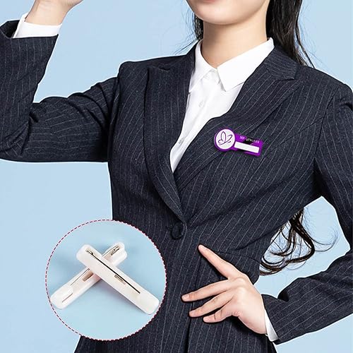 Miniatura 7 de 200 pines de barra de seguridad de 1.46 pulgadas, pasadores de seguridad grandes para etiqueta de nombre, pines adhesivos para manualidades para