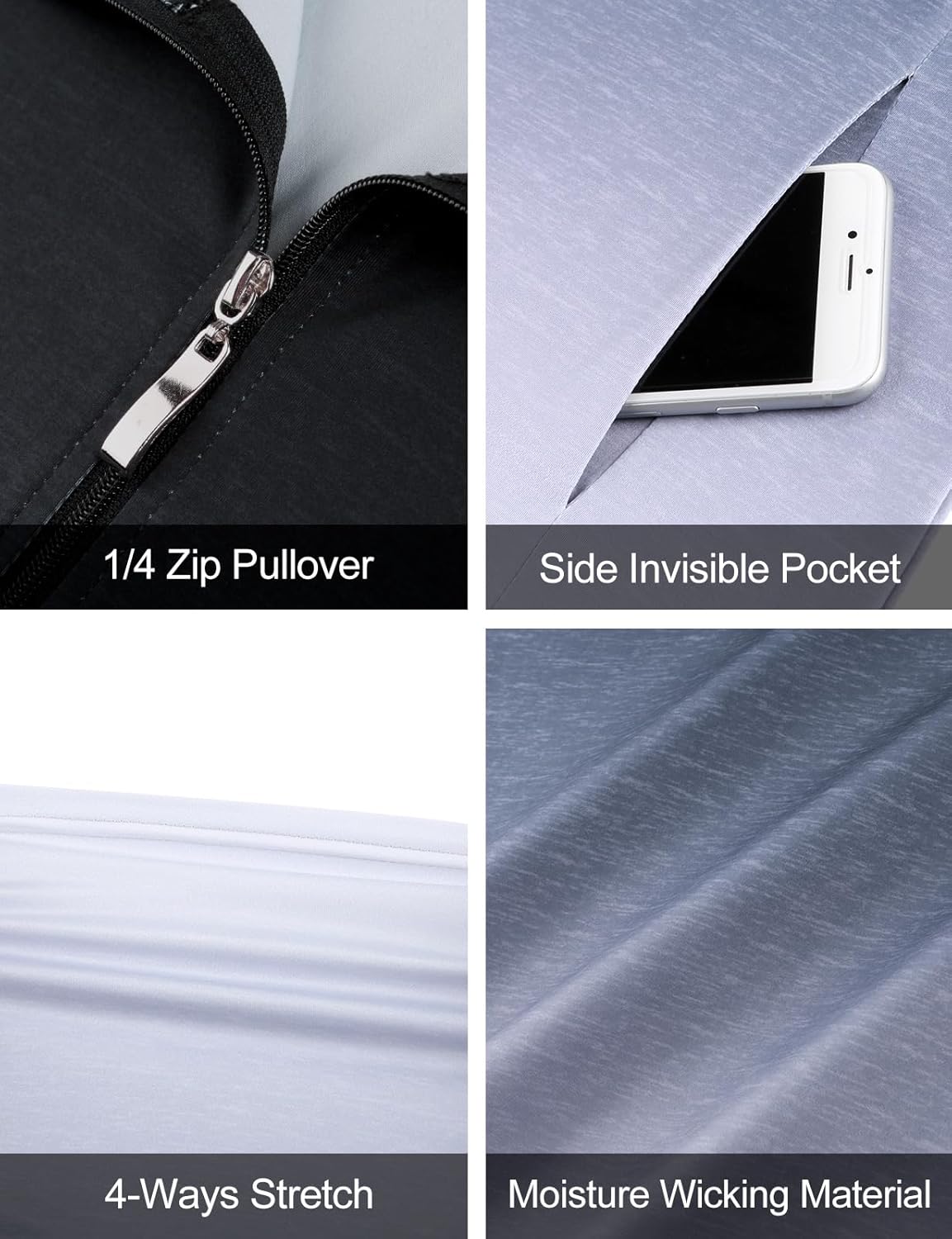 Tanst Sky Women's Sleeveless Golf Shirt Quick Dry Zip Up Workout Tennis Tops with Pockets - Image 5