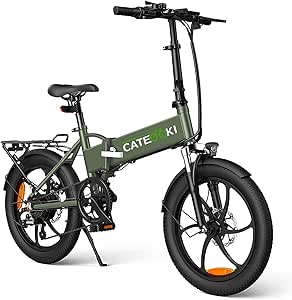 CATEOOKI 電動自転車 電動アシスト自転車 20インチ USB充電 続行距離