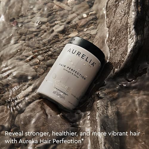 Miniatura 4 de AURELIA Perfección del cabello Suplemento celular avanzado antienvejecimiento Apoya el crecimiento del cabello con zinc, resveratrol,