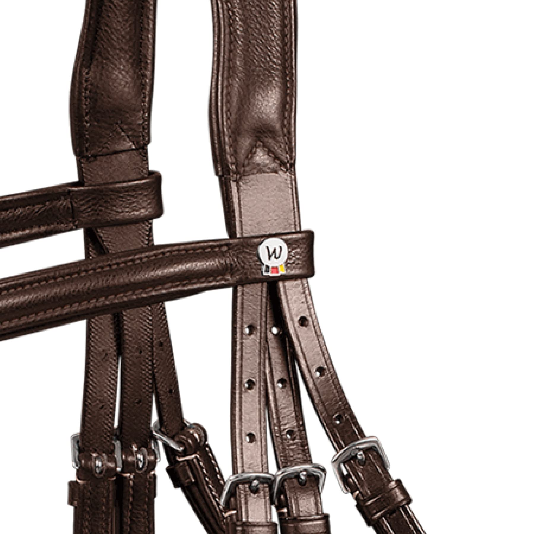 WALDHAUSEN Waldhausen X-Line Supersoft PON - Brida para trenzas, color marrón