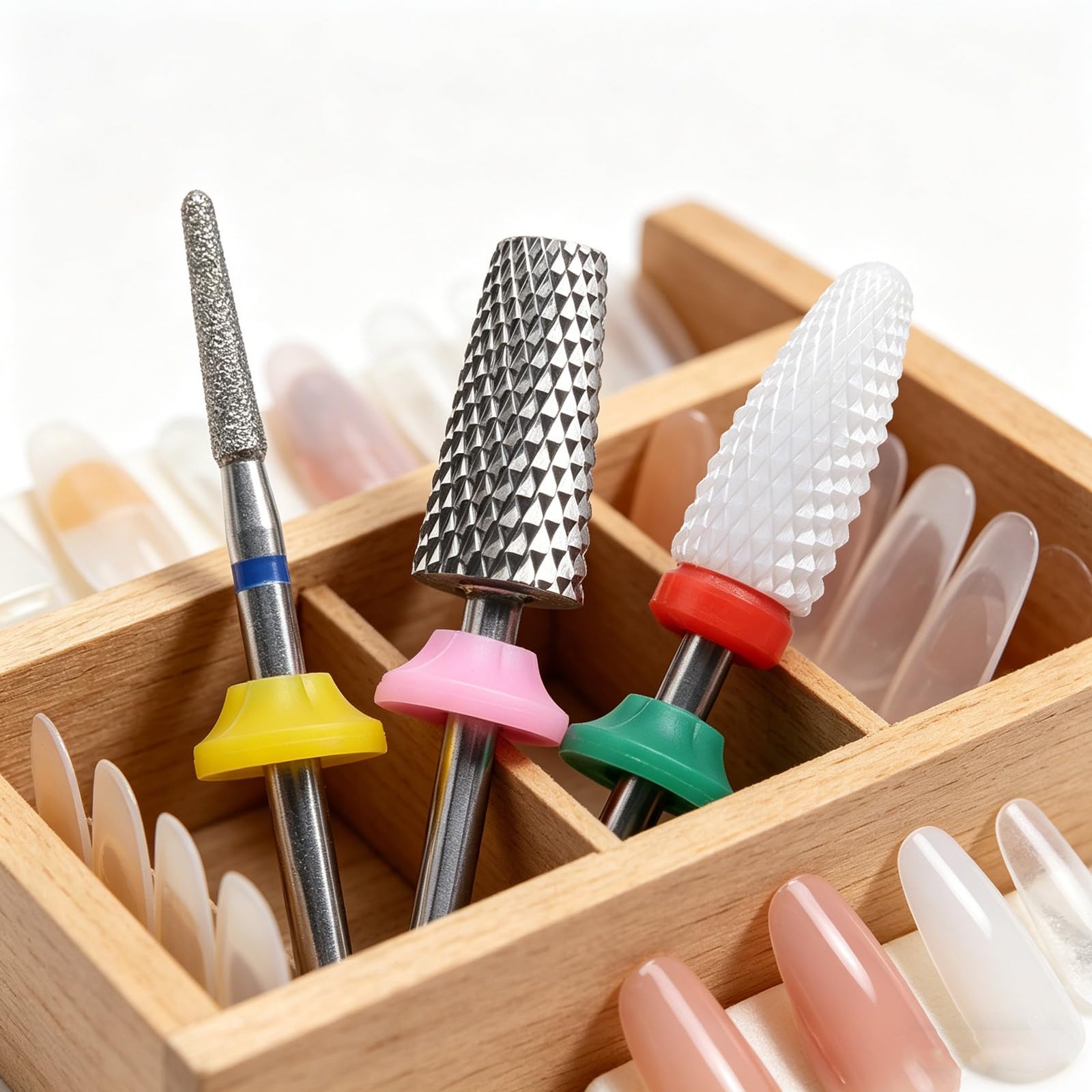 Tofficu 100 Pièces Cache-poussière pour Perceuse à Ongles en Plastique, Protection Rapide, Adapté pour Usage en Salon Domicile, pour Artistes de L’ongle Couleur Aléatoire