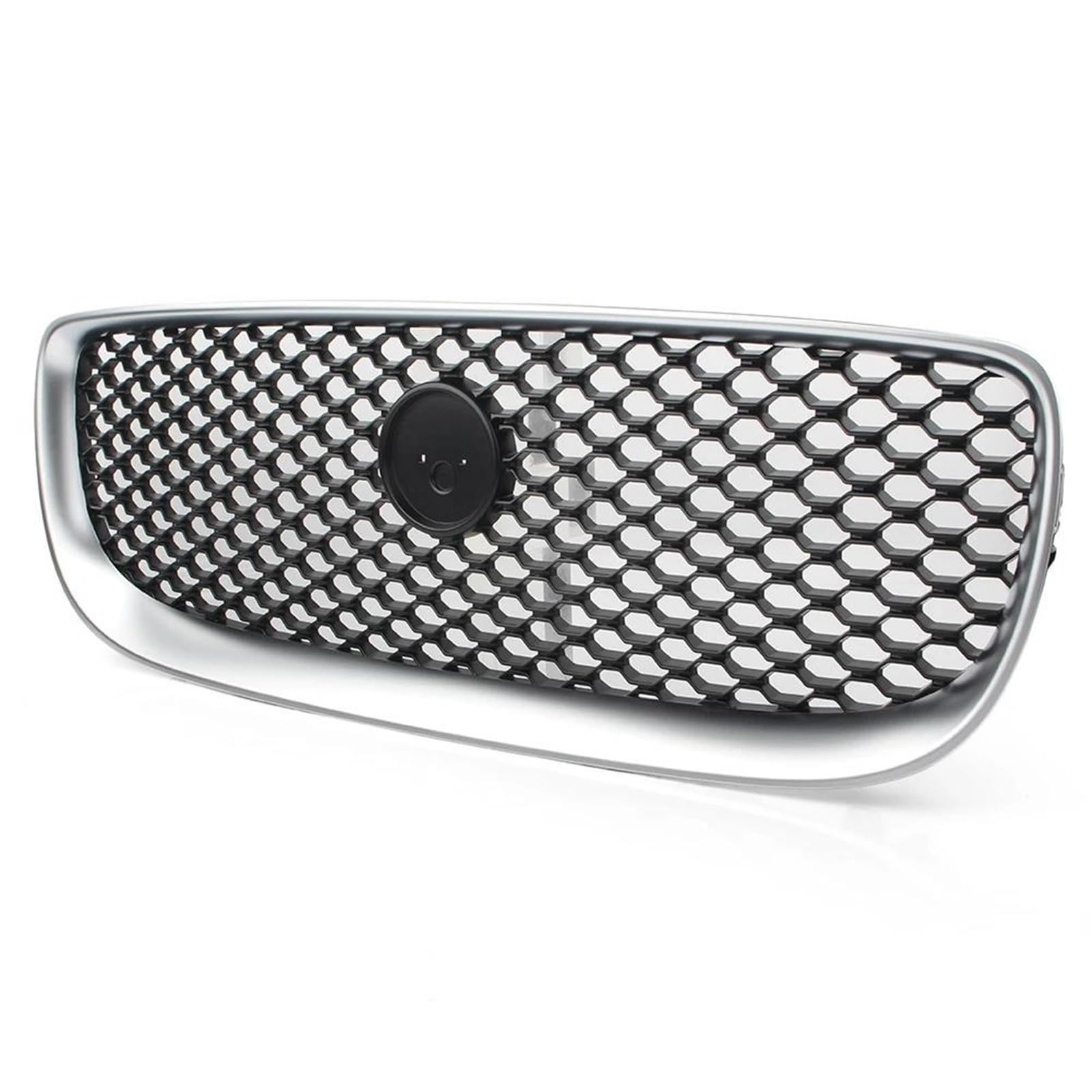 Calandre centrale avant style maille de prestige argent pour Jaguar XE