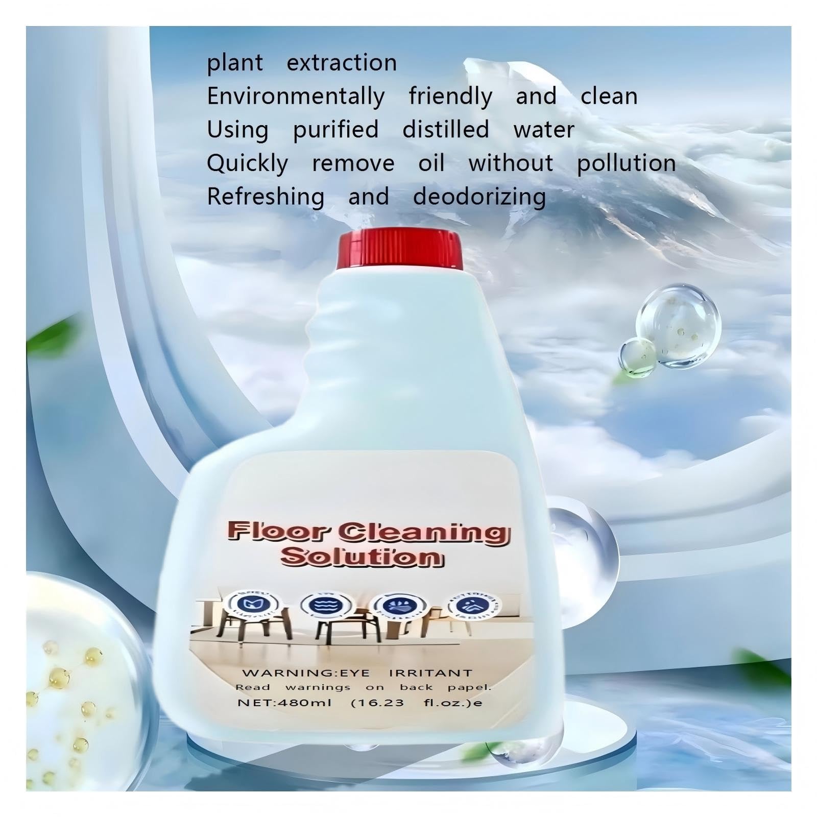 480 ml Power-Fleckenentfernungs-Bodenreinigungsflüssigkeit,