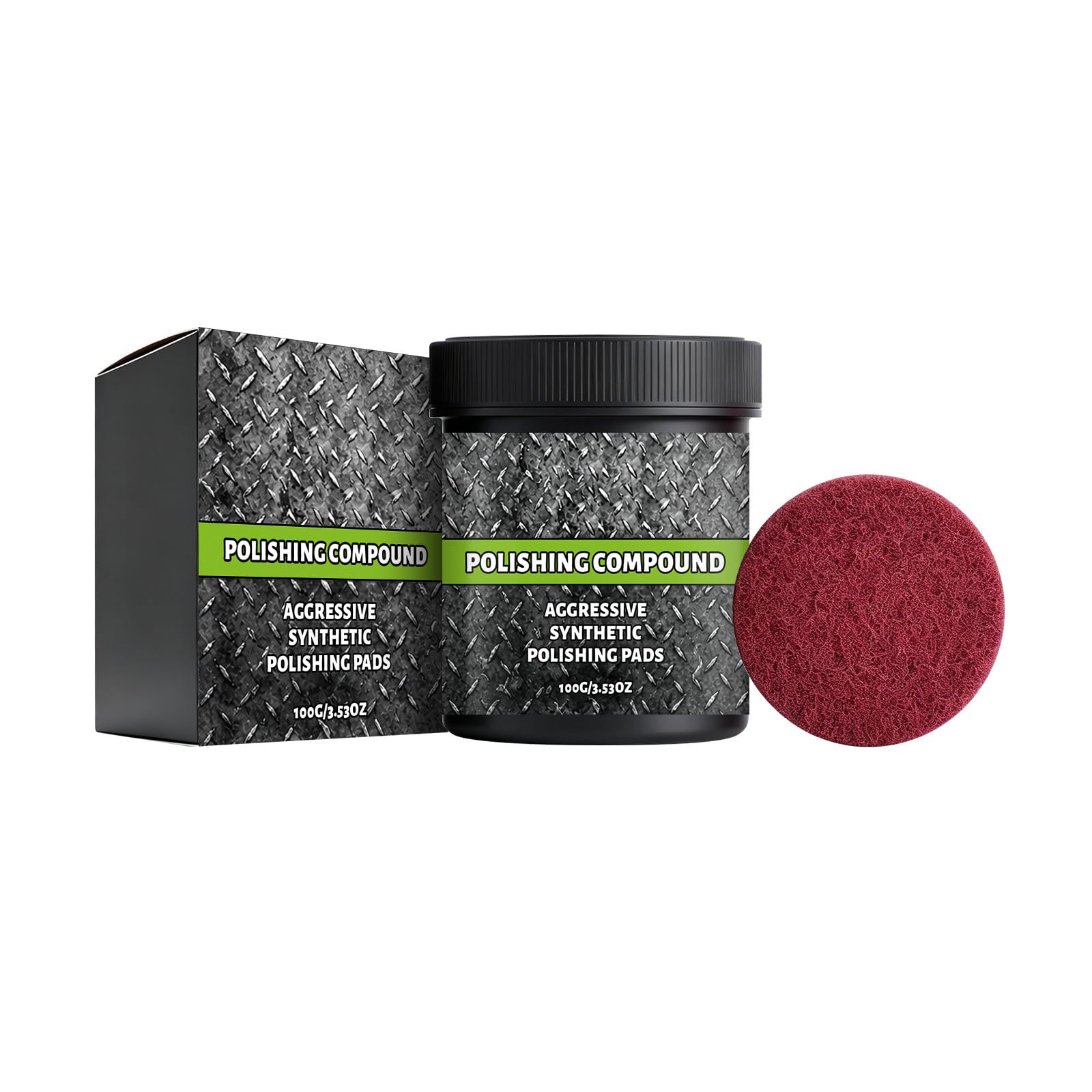 Skintefic Polishing Compound, All-in-One Surface Restoration Polish with Pad, Multi-Surface Scratch Remover for Metal, Stone & Wood, Polishing & Protection