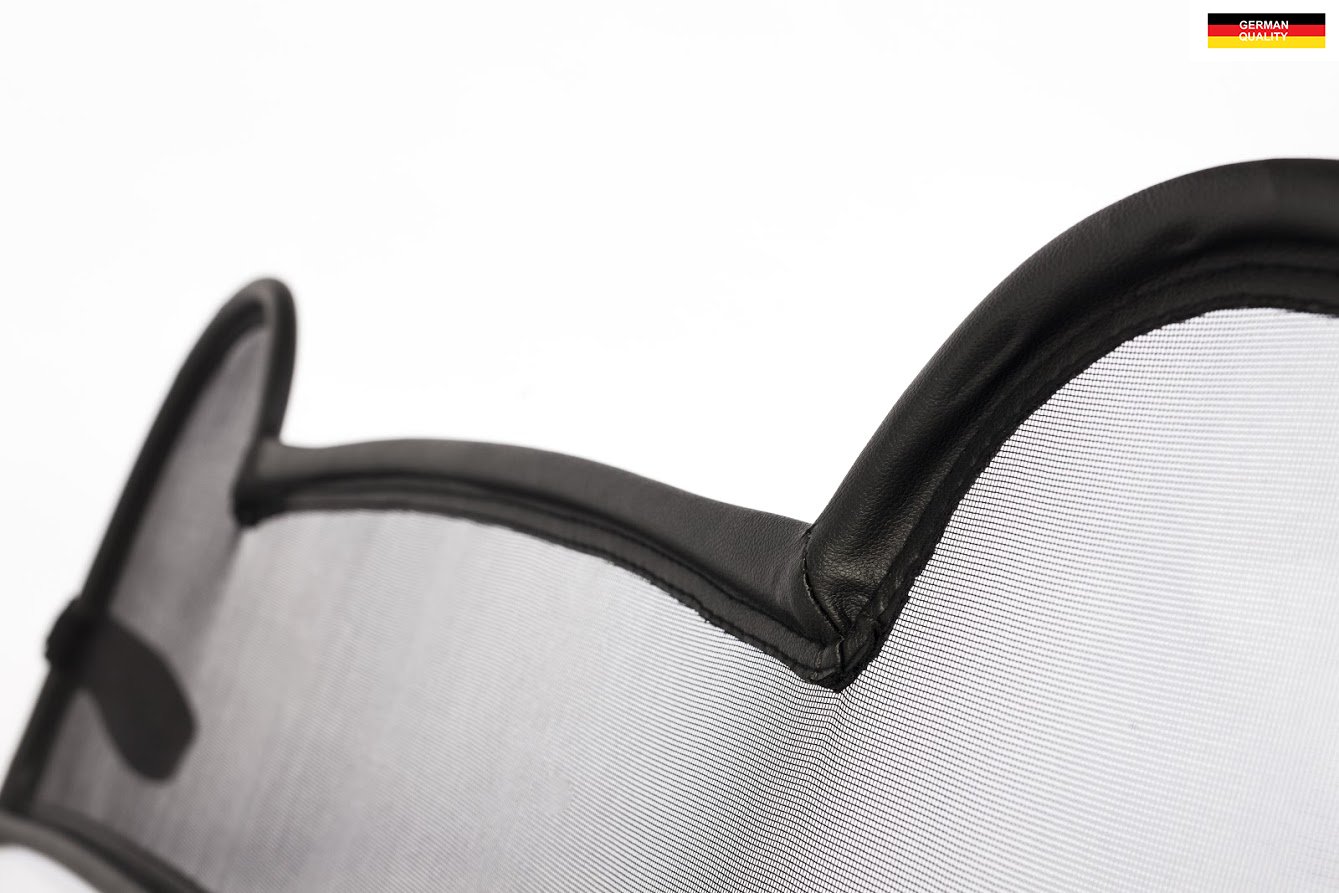 GermanTuningParts déflecteur de vent pour Audi TT 8J Roadster Décapotable 2007-2015 | Noir | Filet Anti-Remous Coupe | Délecteur d'air