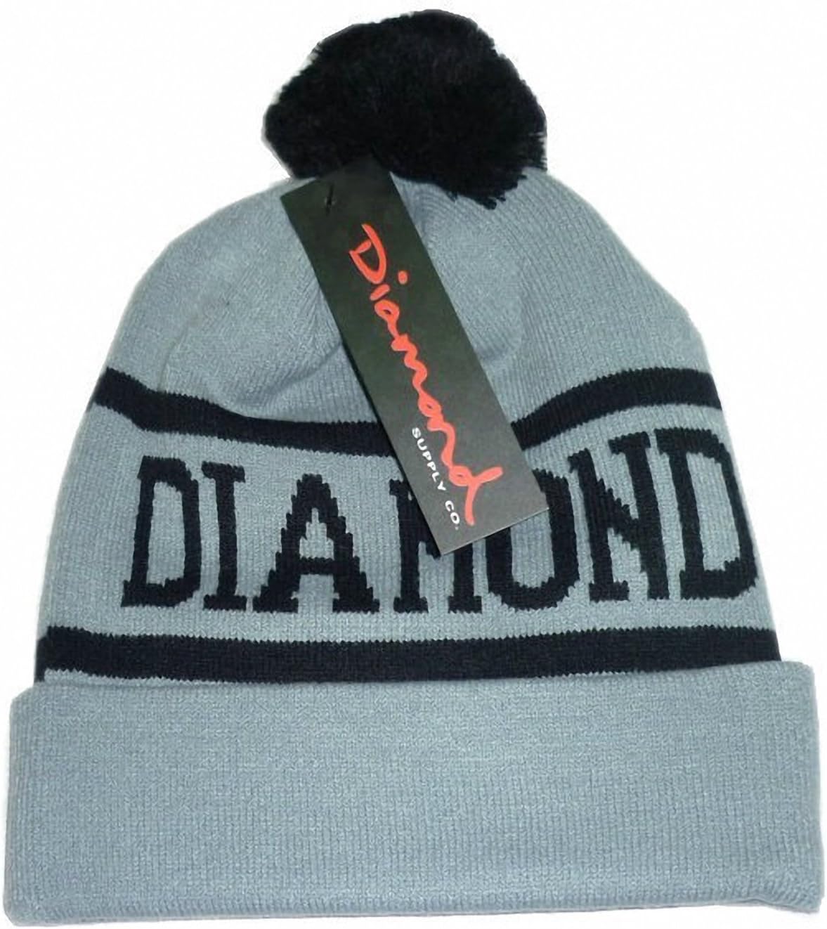 Diamond Supply Co Beanie Hats (Gray and Black)