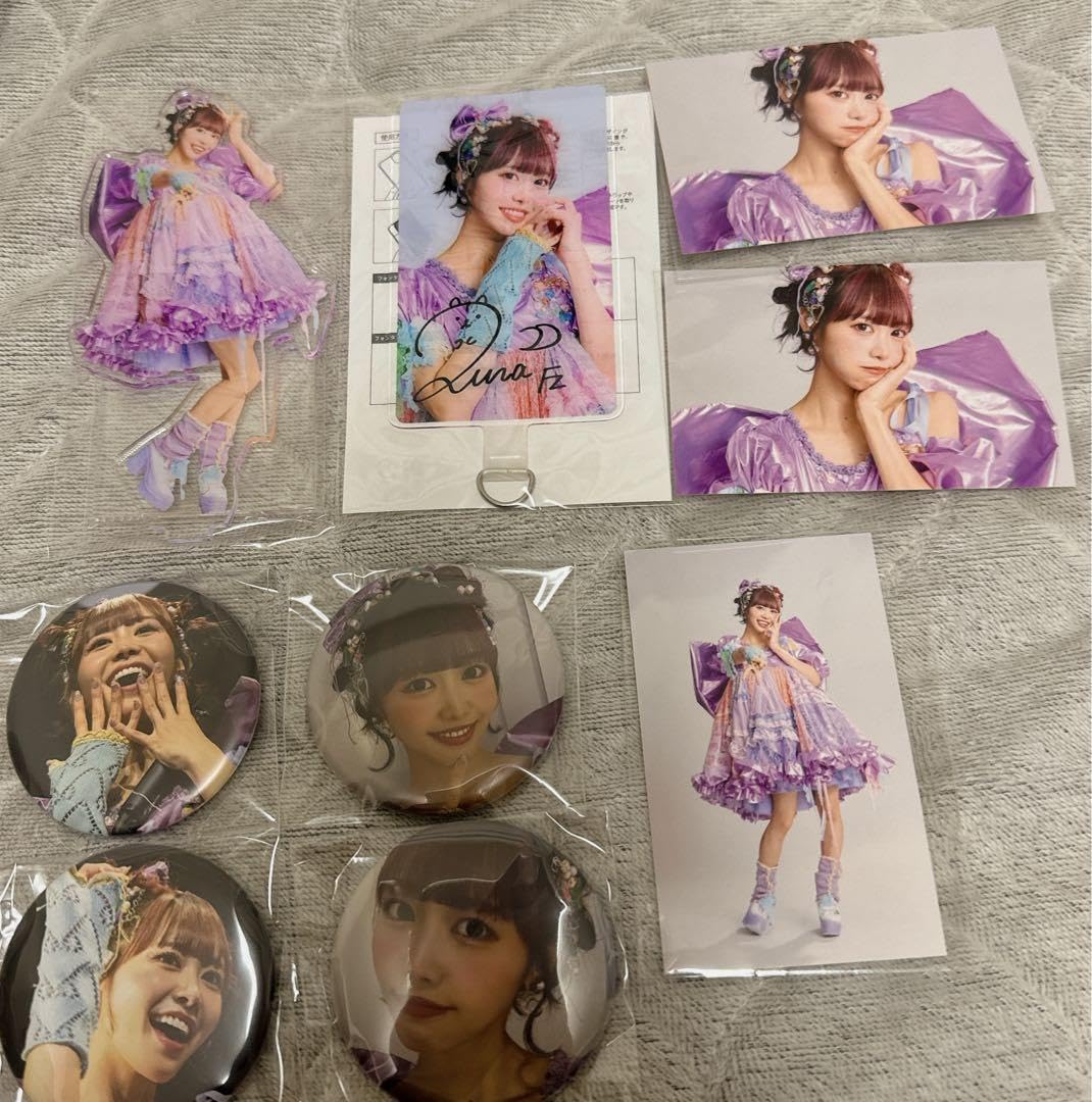 Amazon.co.jp: FRUITS ZIPPER 仲川瑠夏 ラッフル アクスタ セット  