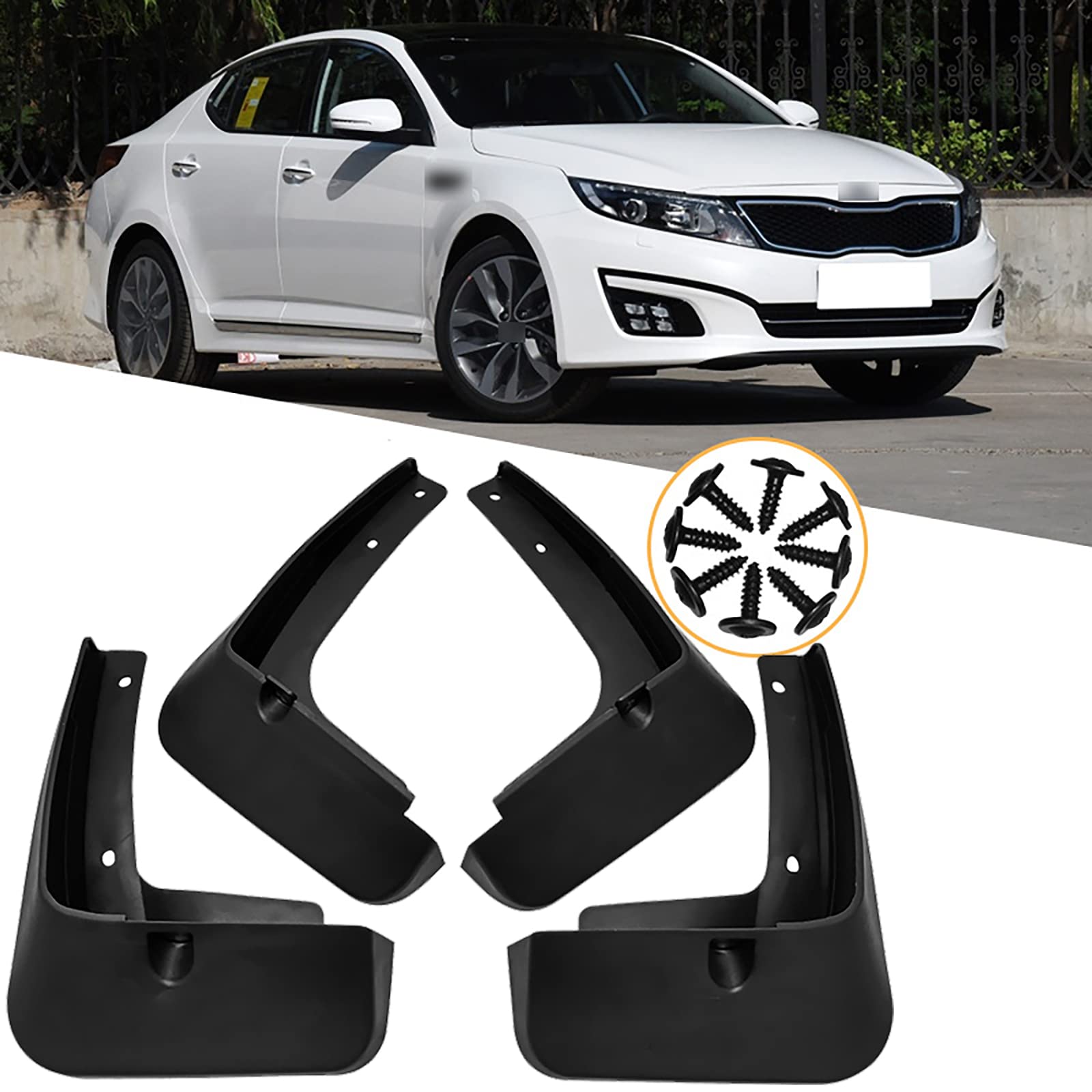 Garde-Boue de Voiture JONASC pour Rouler Propre en Kia Optima K5