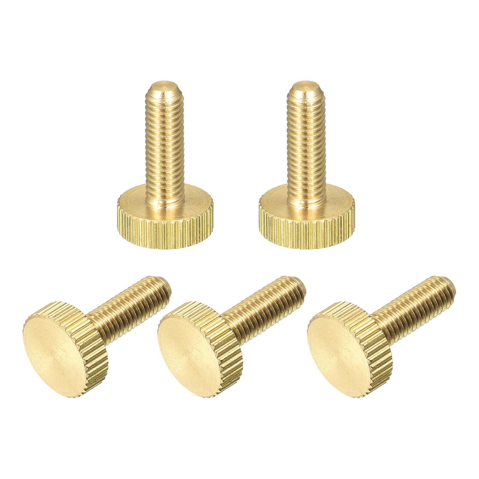 Brass Thumb Screws - M5 Knurled Fasteners -17