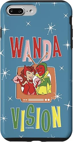 Vista 25 de Funda para TV retro WandaVision Wanda & Vision para iPhone 13 Marvel