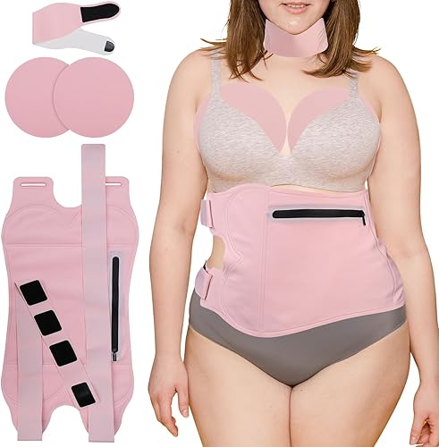 Miniatura 1 de Paquete de 4 envolturas de aceite de ricino de tamaño grande, envoltura de compresa de aceite de ricino reutilizable, paquete de franela de algodón